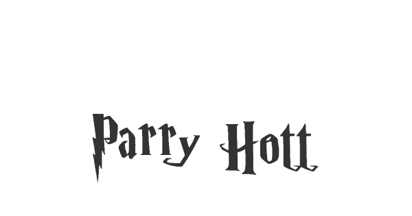 Parry Hotter font thumbnail
